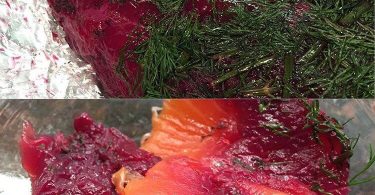 Gravadlax with Beets and Vodka