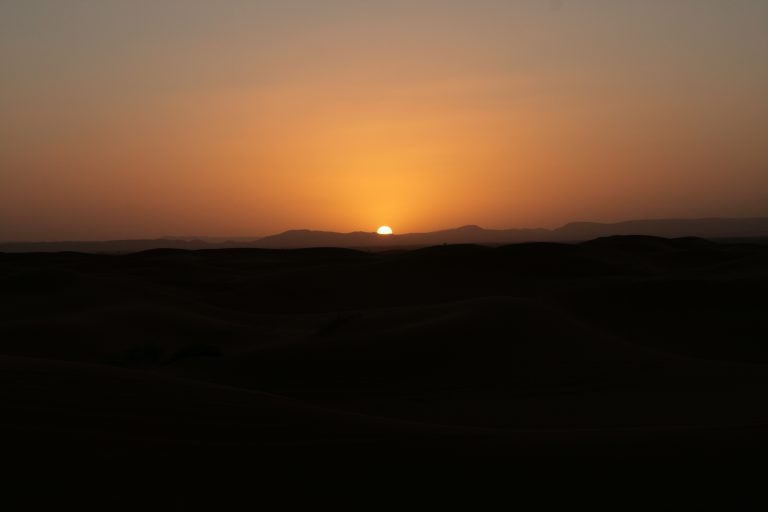 morocco sunset