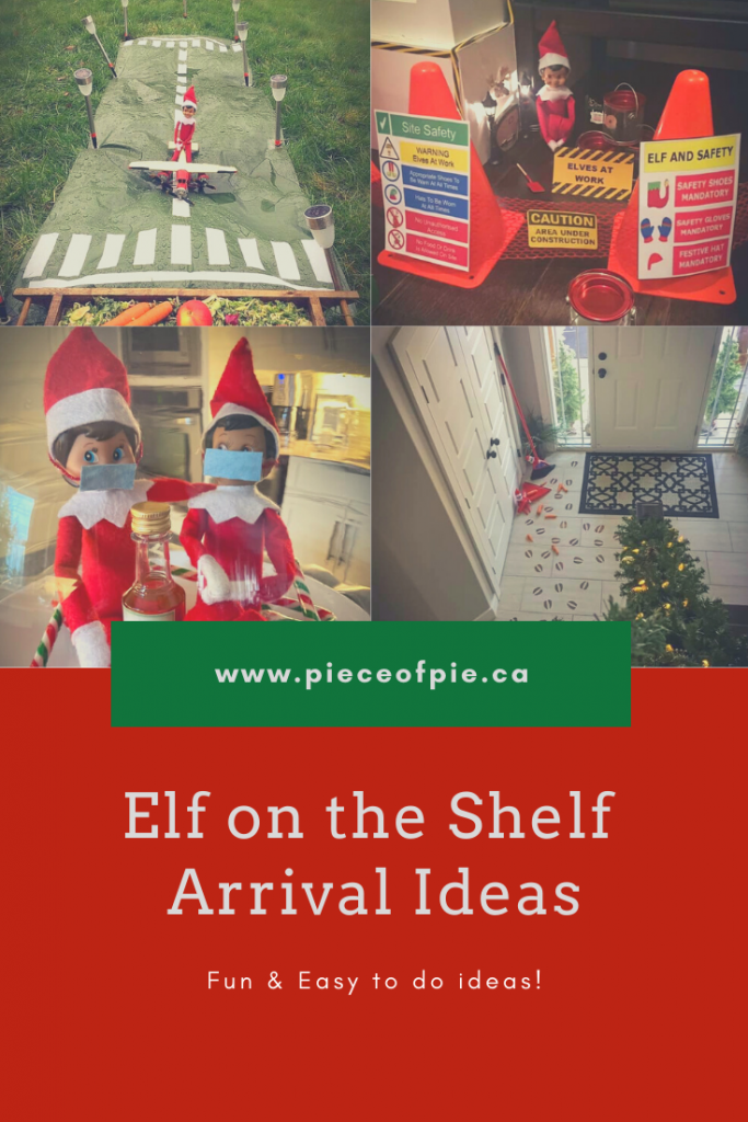 Elf on the shelf arrival ideas