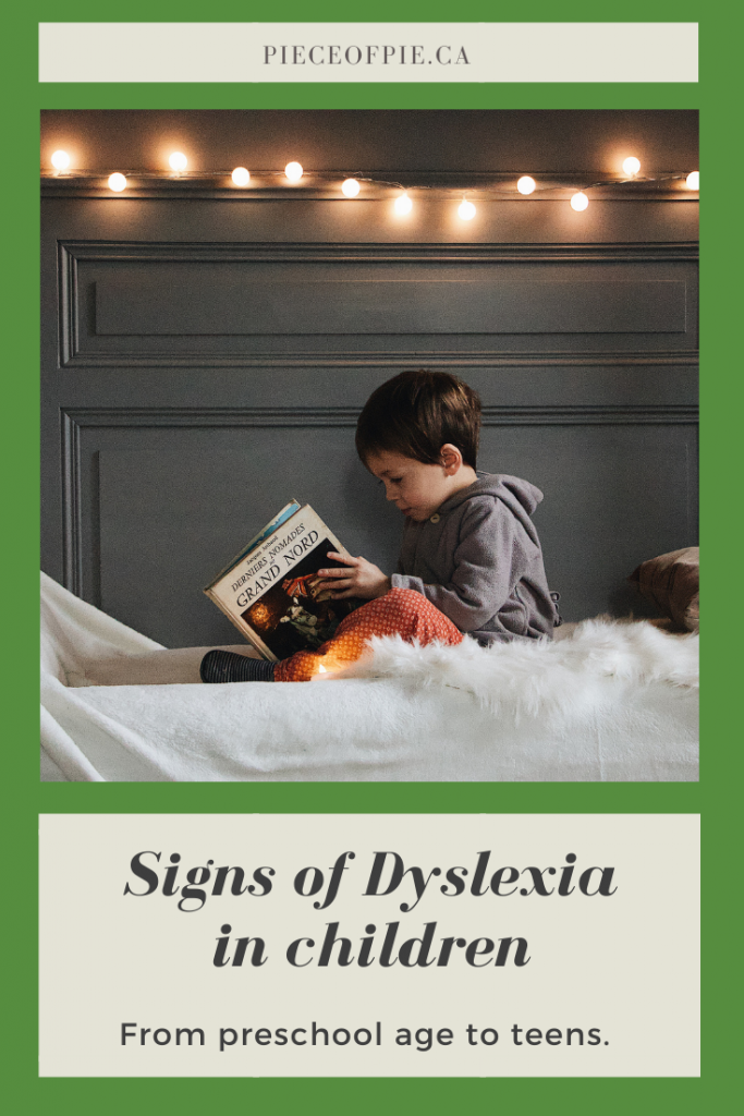 signs of dyslexia